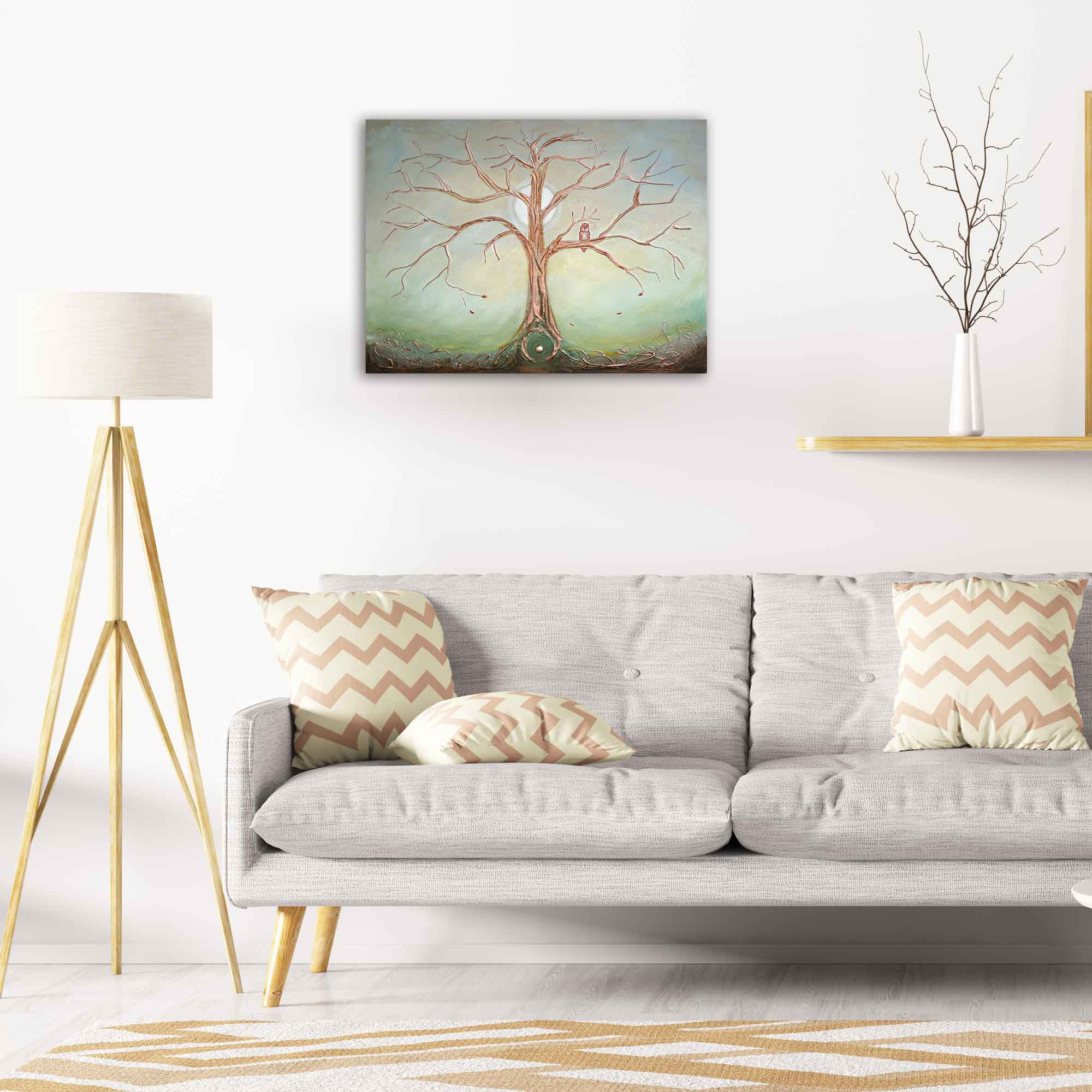 "Under the Moon’s Watch" - Original Painting