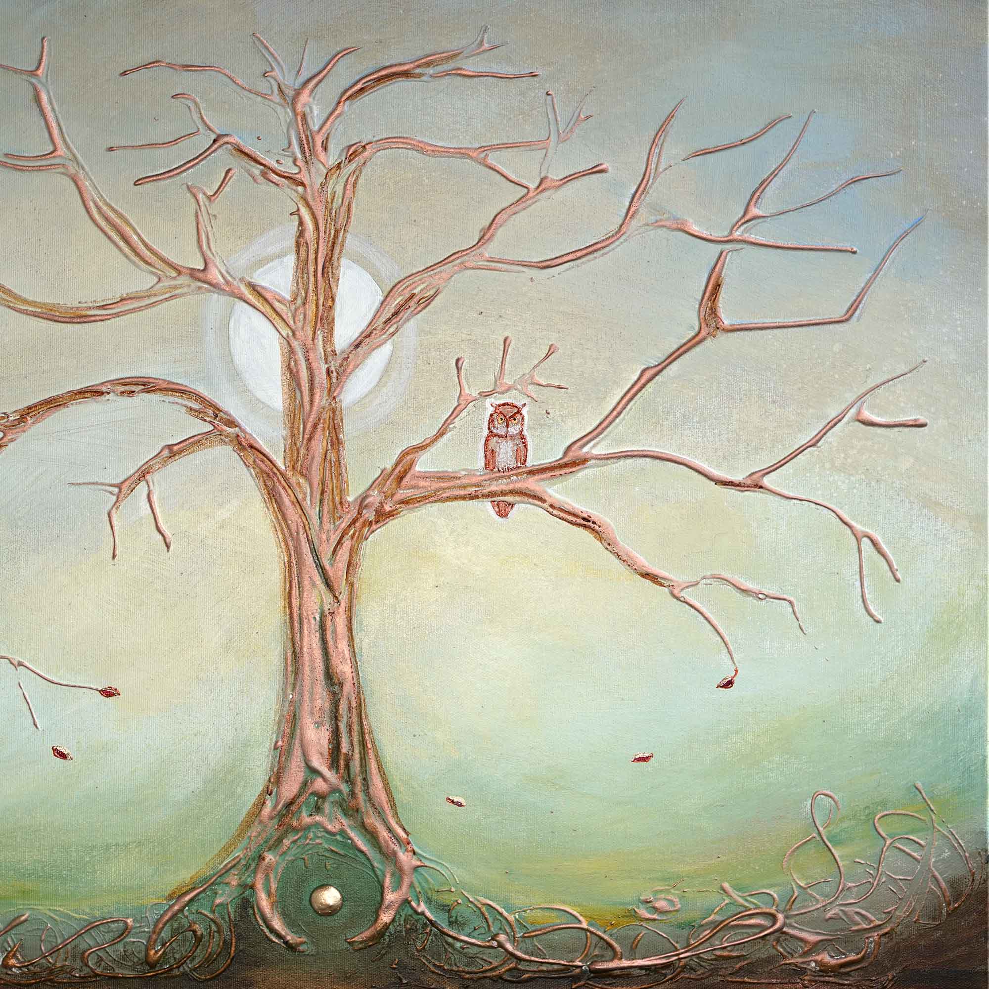 "Under the Moon’s Watch" - Original Painting