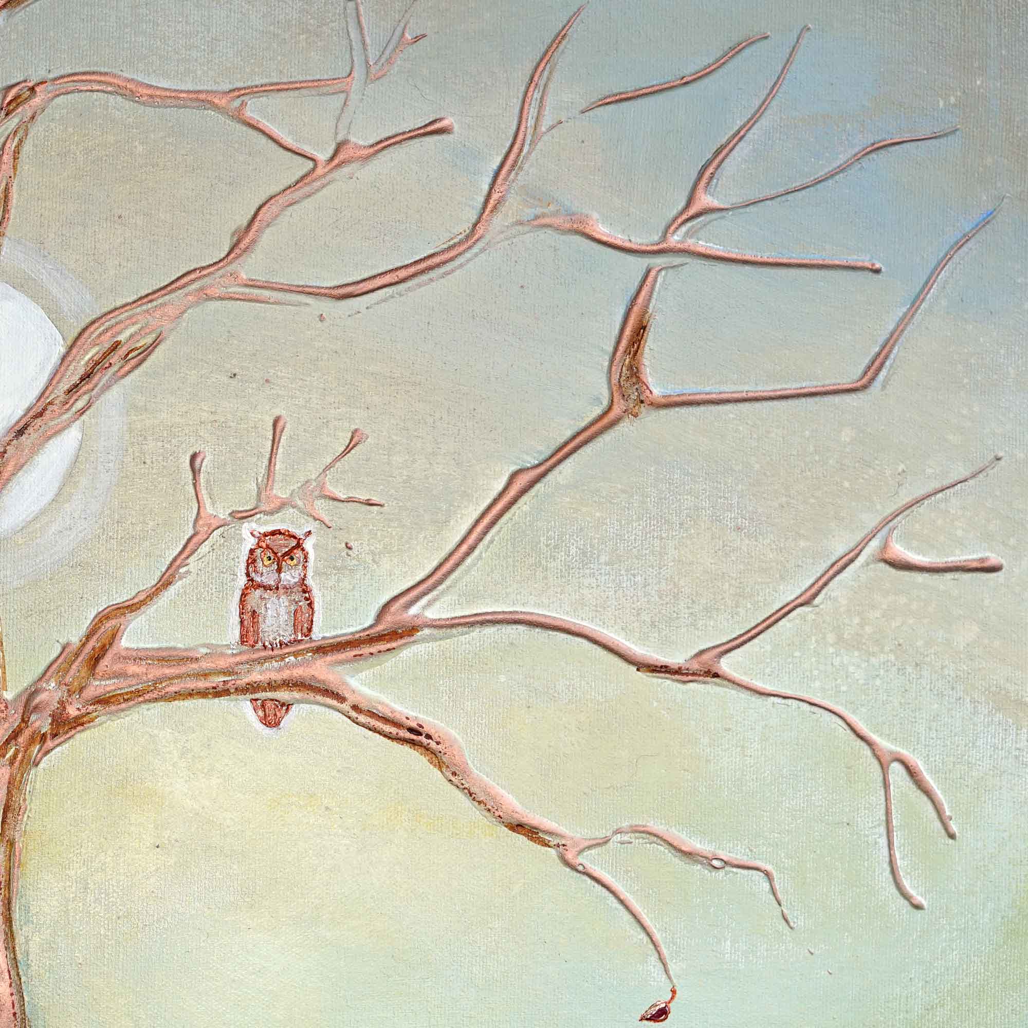 "Under the Moon’s Watch" - Original Painting