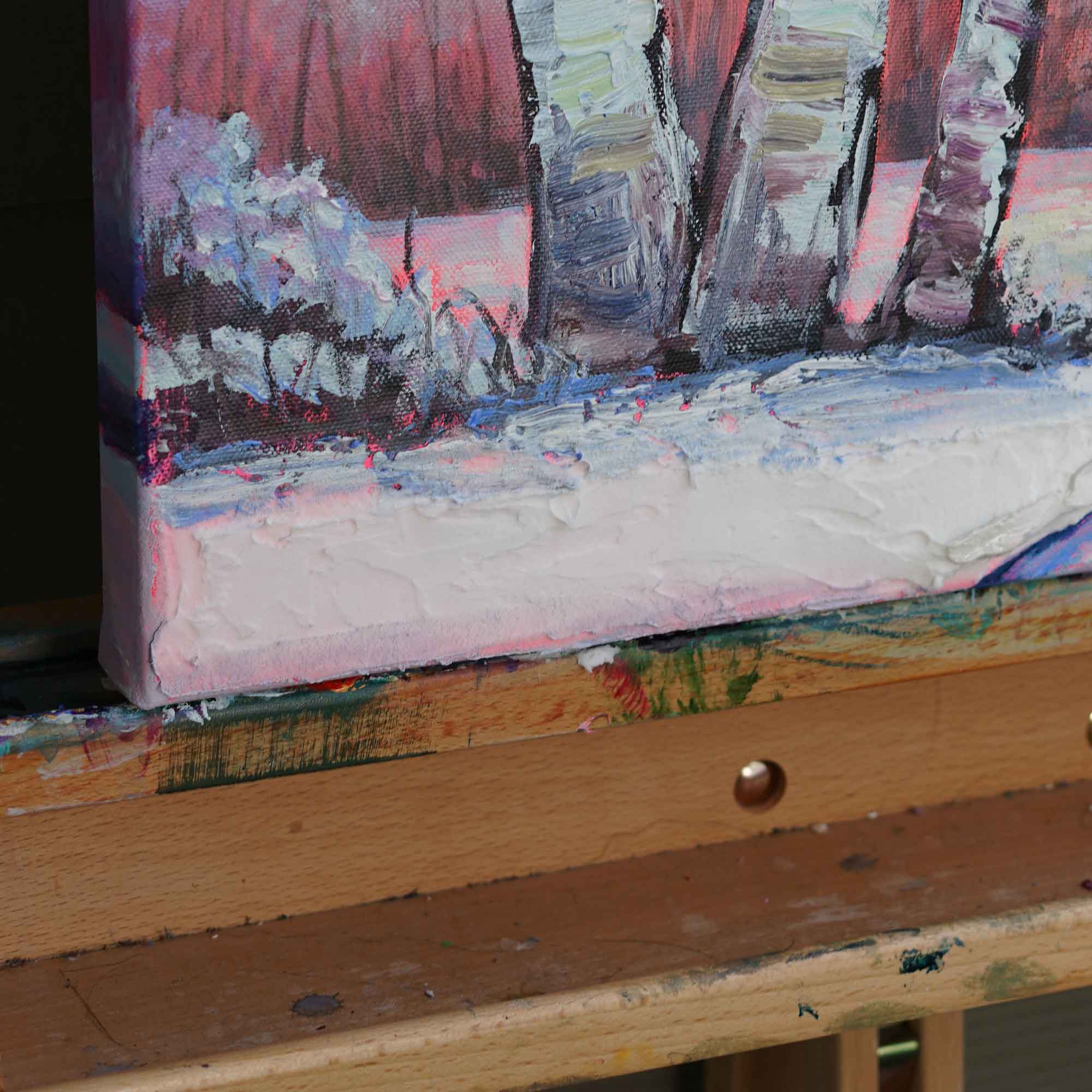 "Winter Dawn Glow" - Original Painting