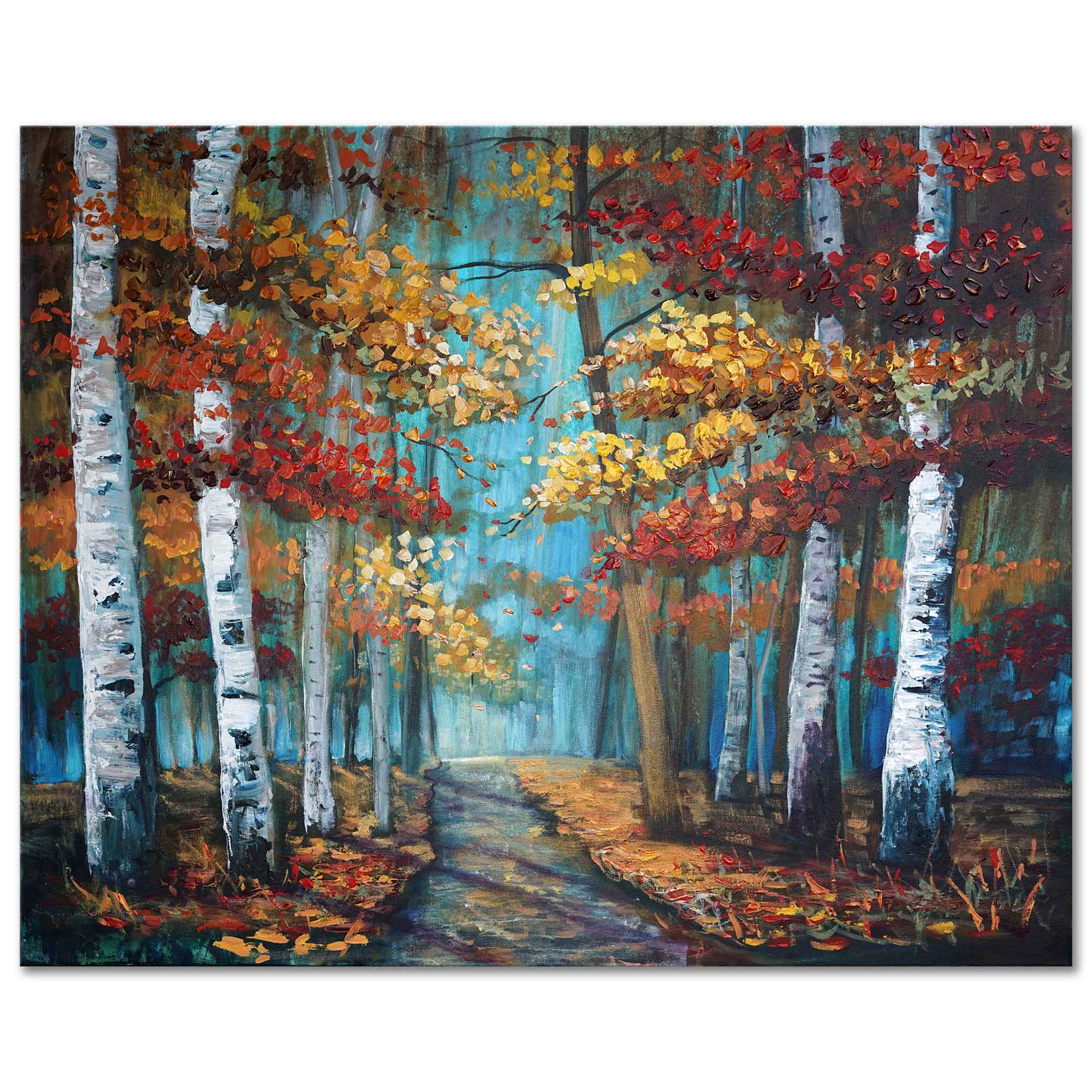 "Golden Forest Trail" - Original Painting