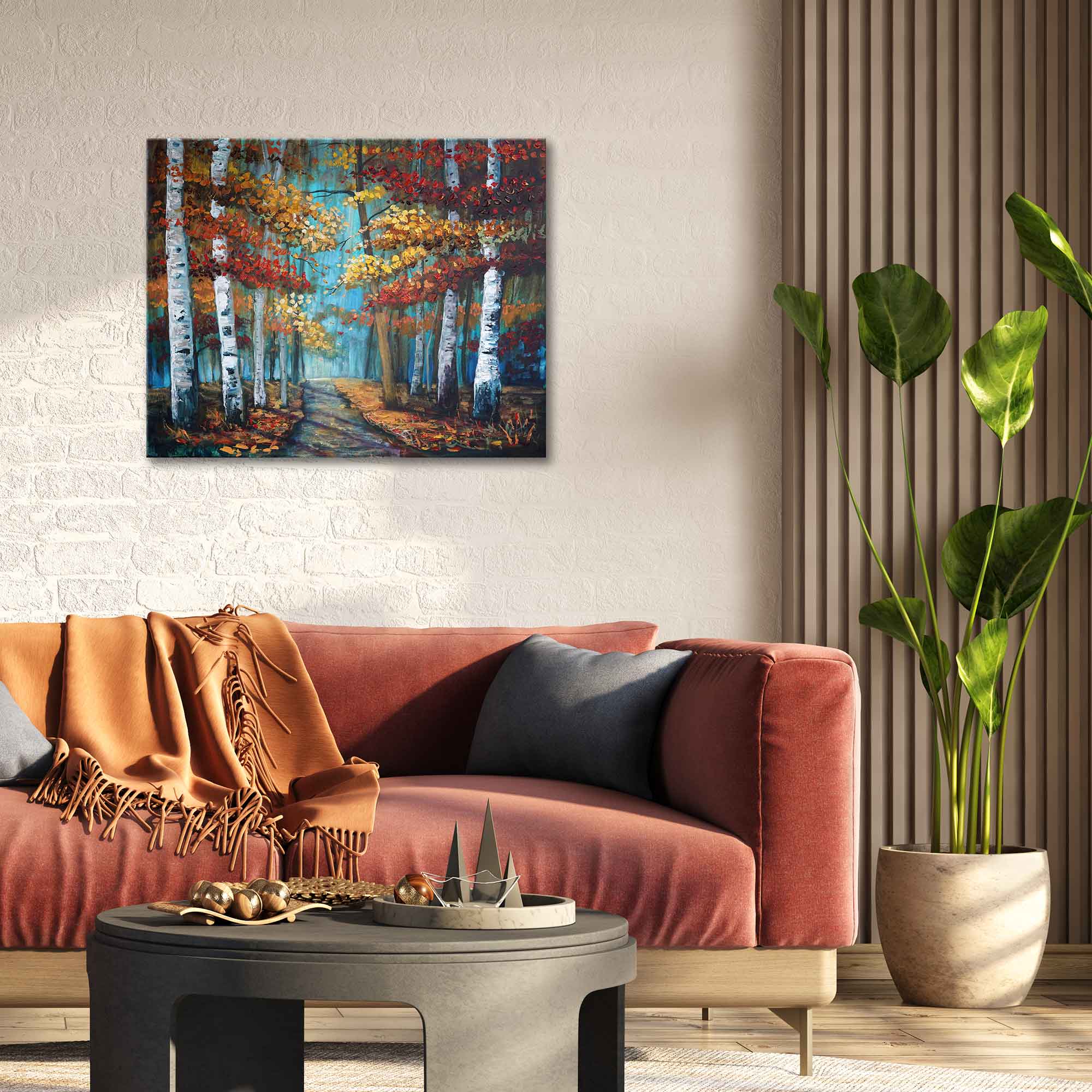 "Golden Forest Trail" - Original Painting