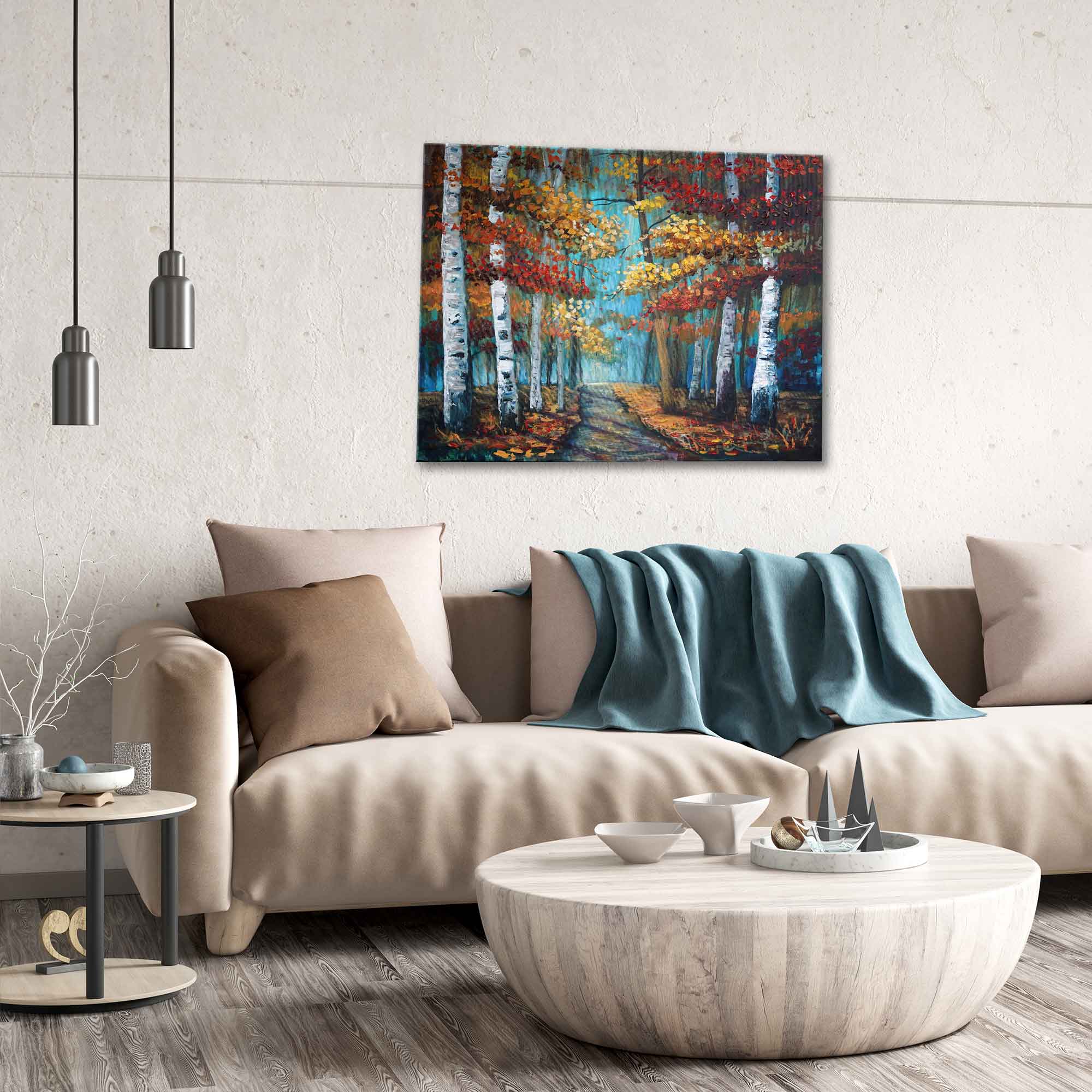 "Golden Forest Trail" - Original Painting