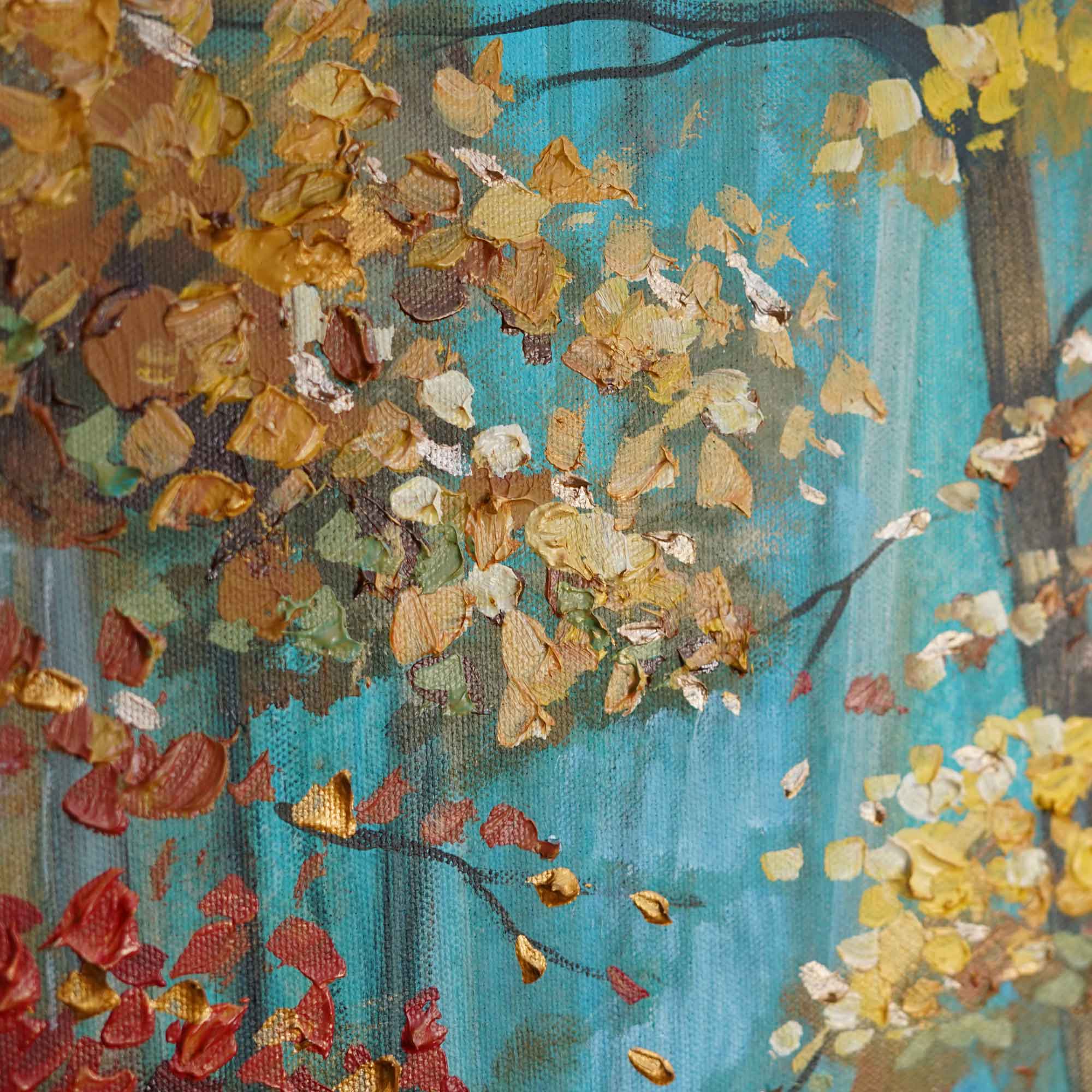 "Golden Forest Trail" - Original Painting