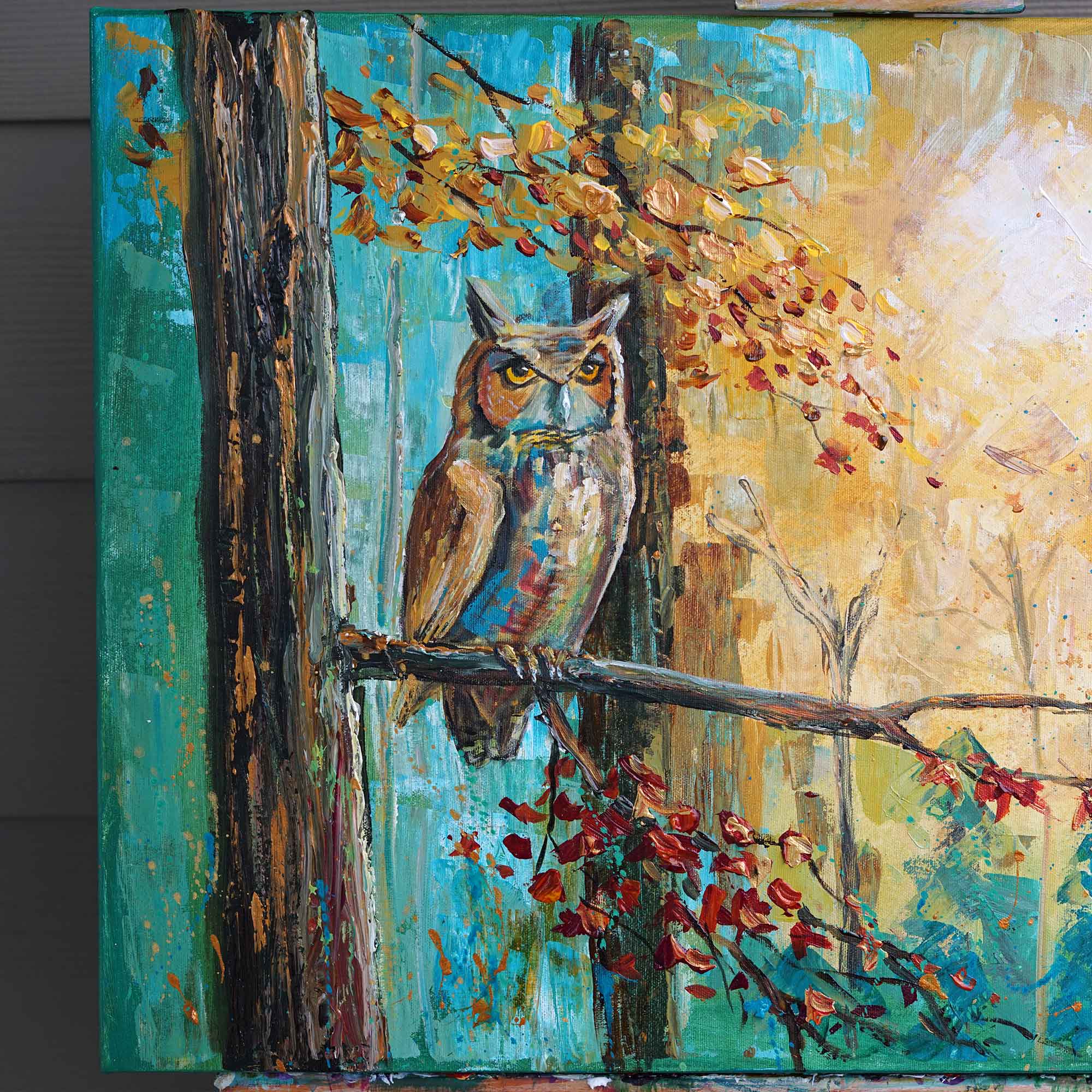 "Watcher of the Dawn" - Original Painting