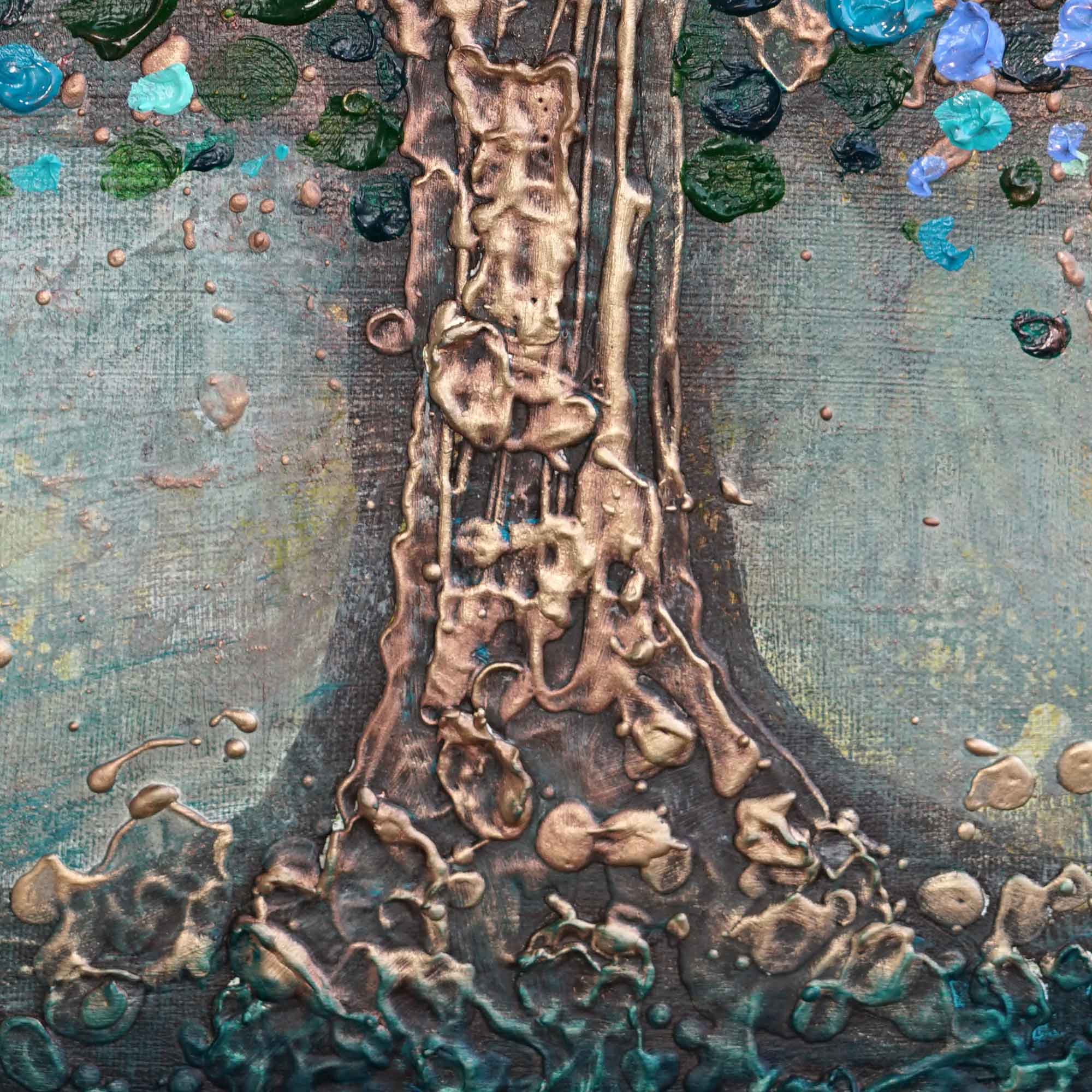 "Pastel Petal Tree" - Original Painting