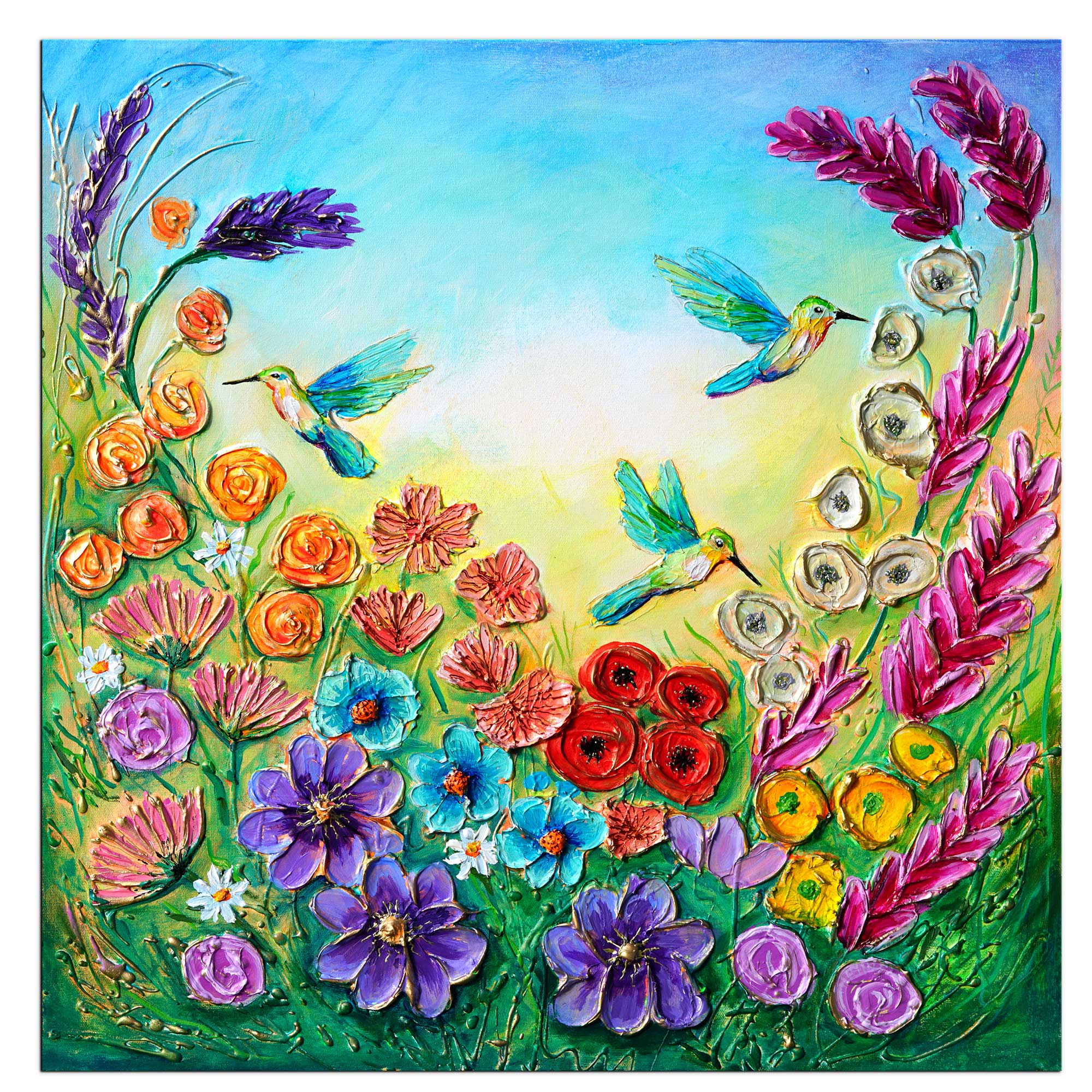 “Hummingbird Flight” - Original Painting