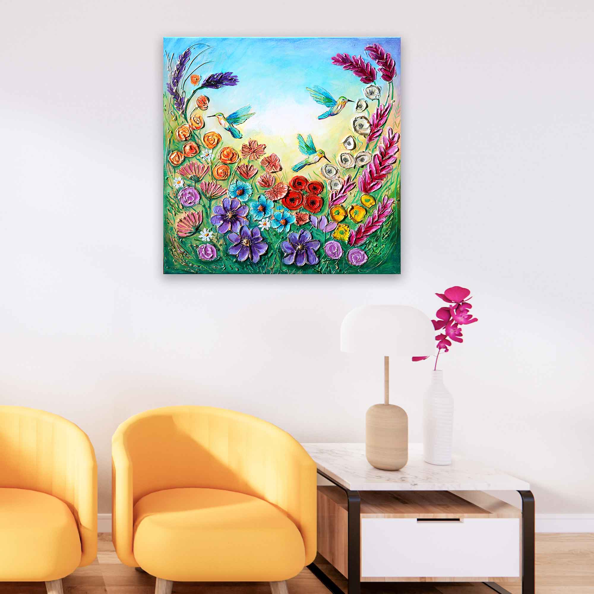“Hummingbird Flight” - Original Painting