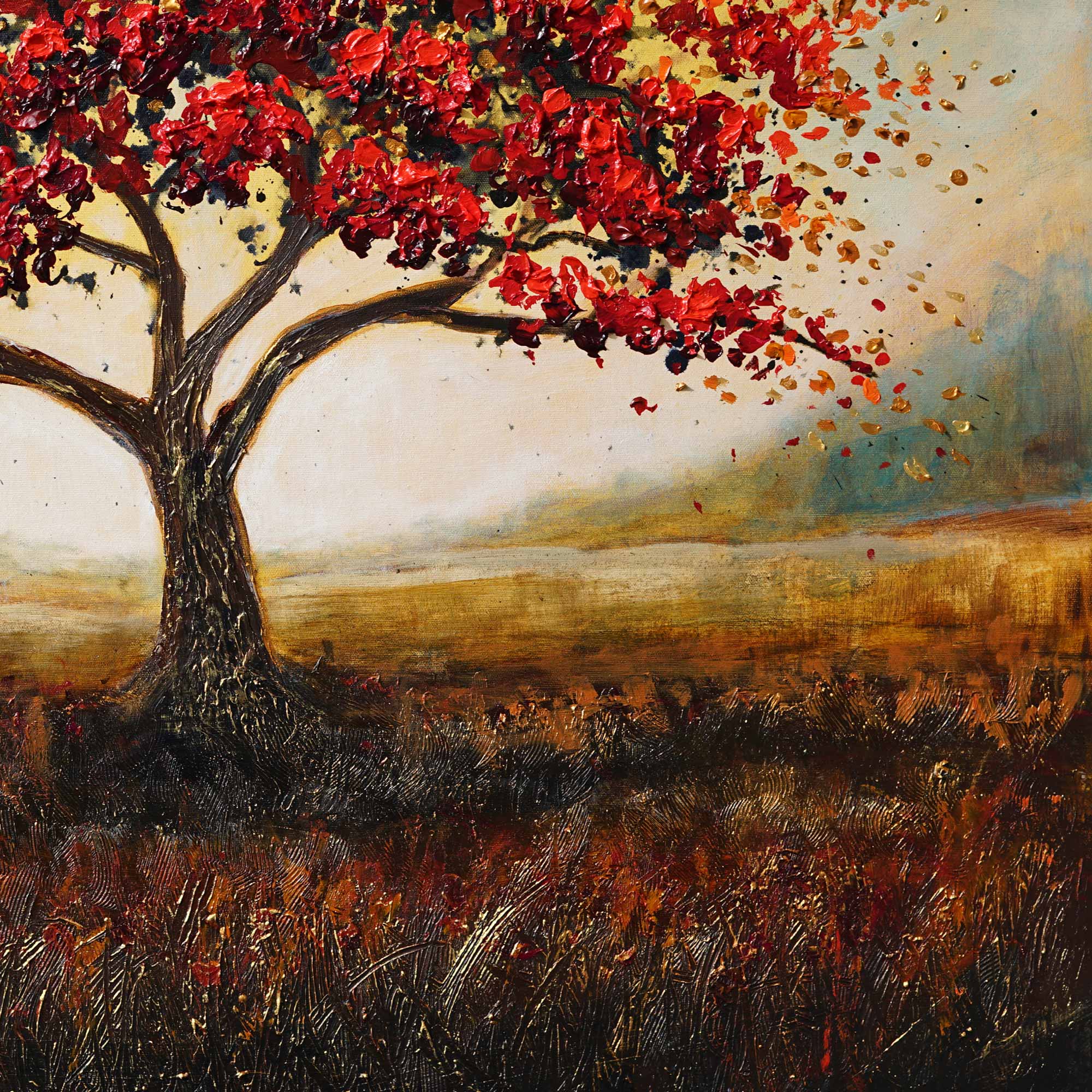 “Crimson Canopy” - Original Painting