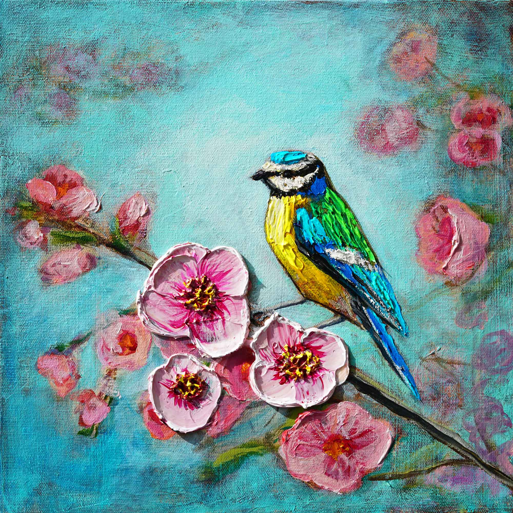"Where Blossoms Sing" - Original Painting