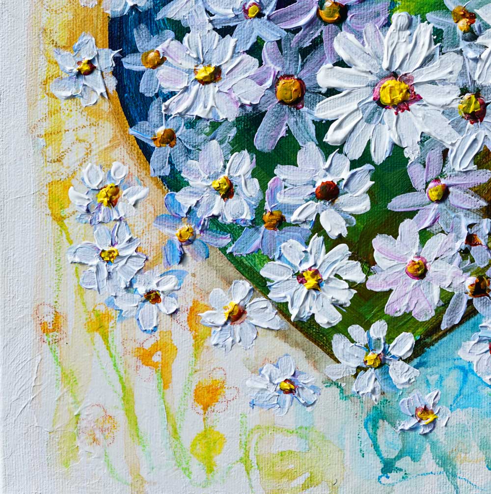 "Daisy Heart" - Original Painting
