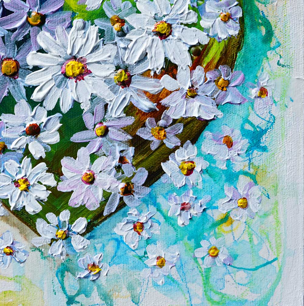 "Daisy Heart" - Original Painting