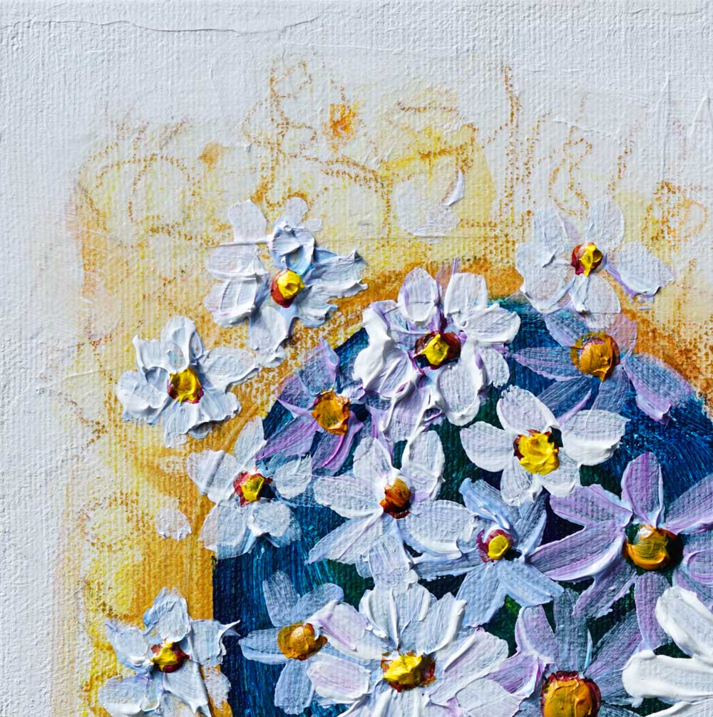 "Daisy Heart" - Original Painting