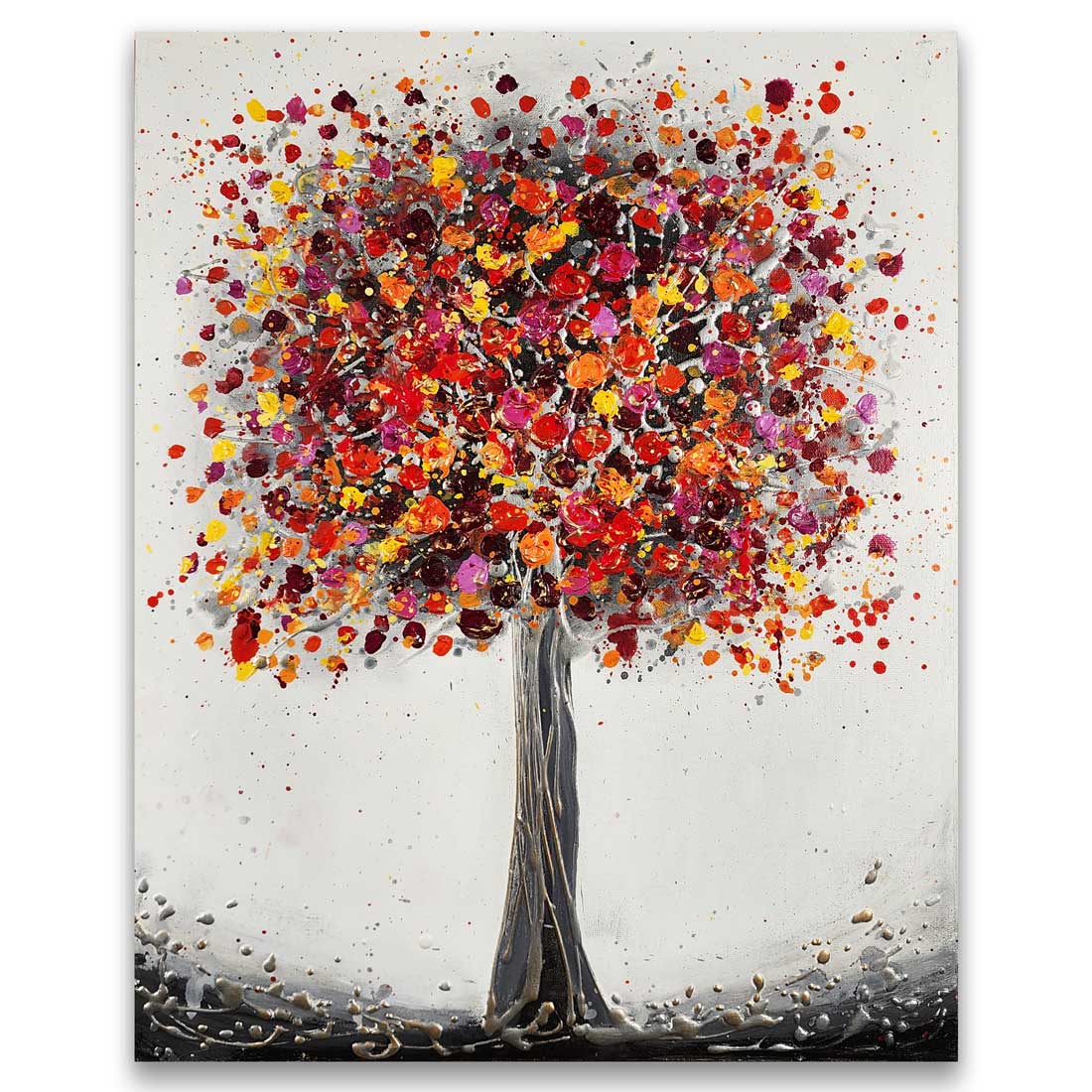 Abundance by Amanda Dagg - Vibrant acrylic tree painting - 11232