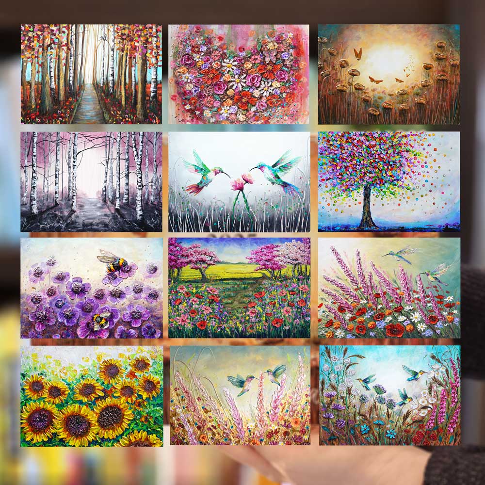 Amanda Dagg's 12 paintings for each month of 2025