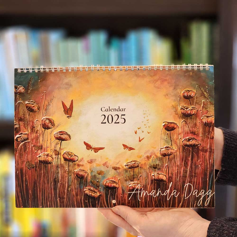 Amanda Dagg 2025 wall calendar