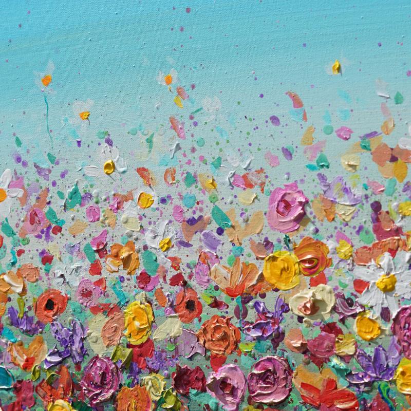 Bloom of Flowers color detail - Vibrant spring palette