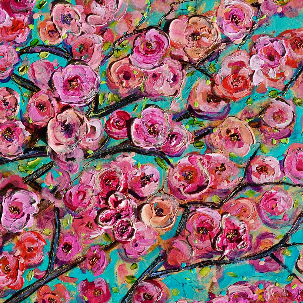 Blossom Explosion pink flowers