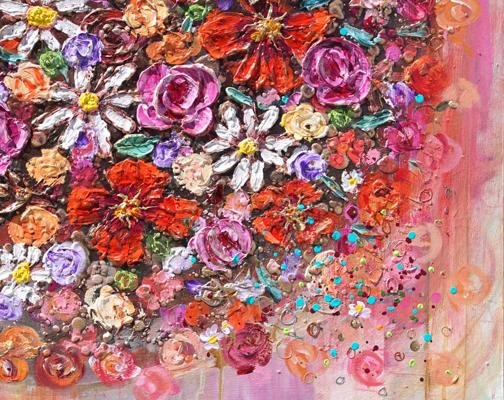 Close up of butterfly Heart Artwork