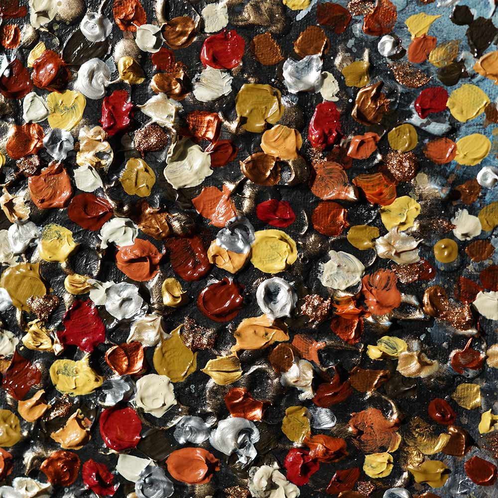 Tree paint textured close-up