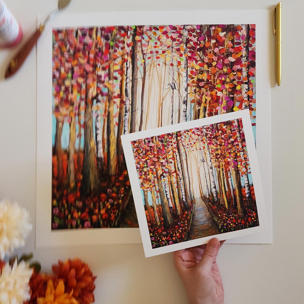 "Forest Walk" Fine Art Print