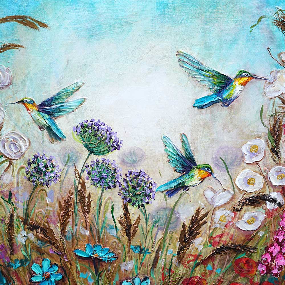 Garden of Grace hummingbird art