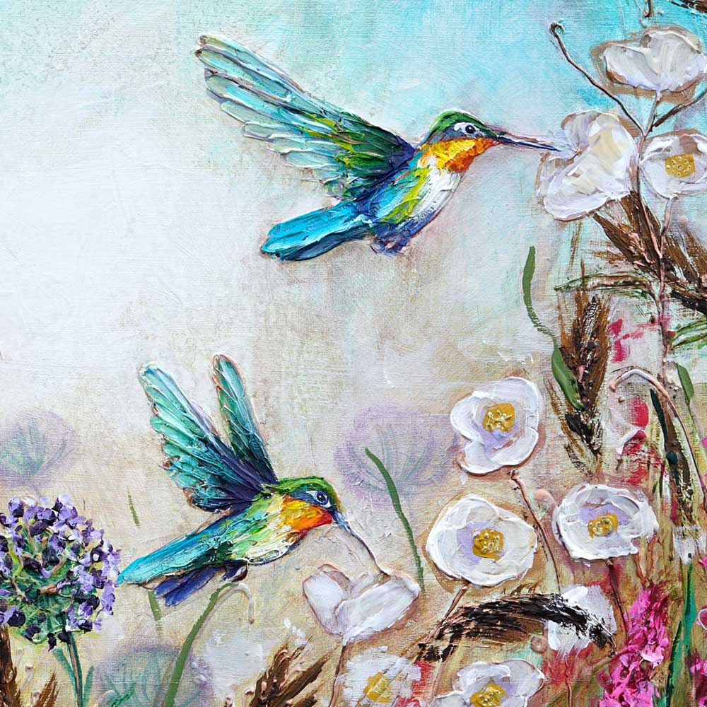 Garden of Grace hummingbird detail