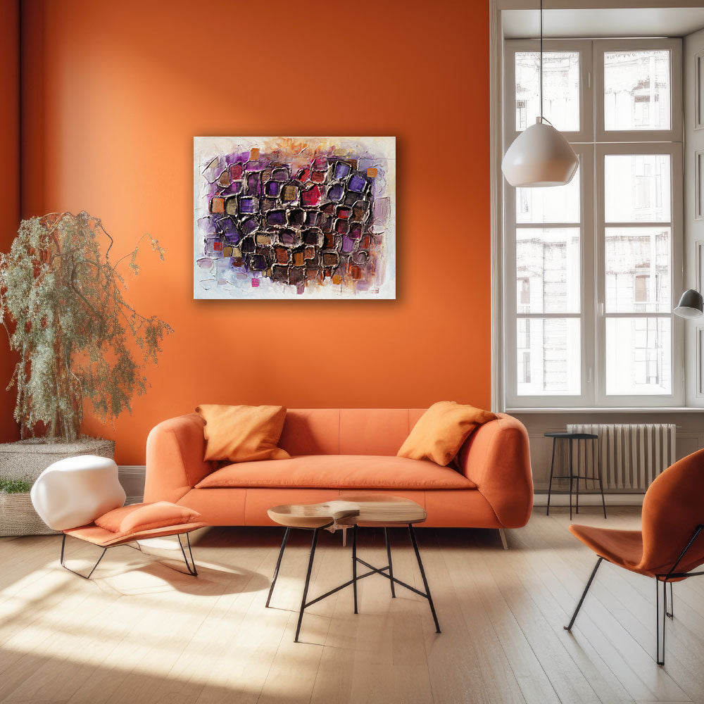 Heartfelt Mosaic - Original Painting_