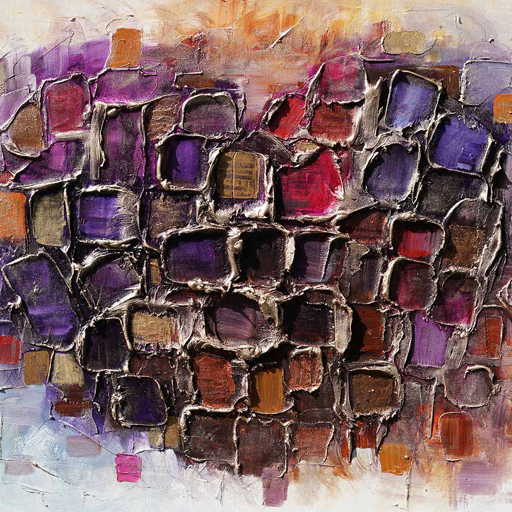 Heartfelt Mosaic - Original Painting_