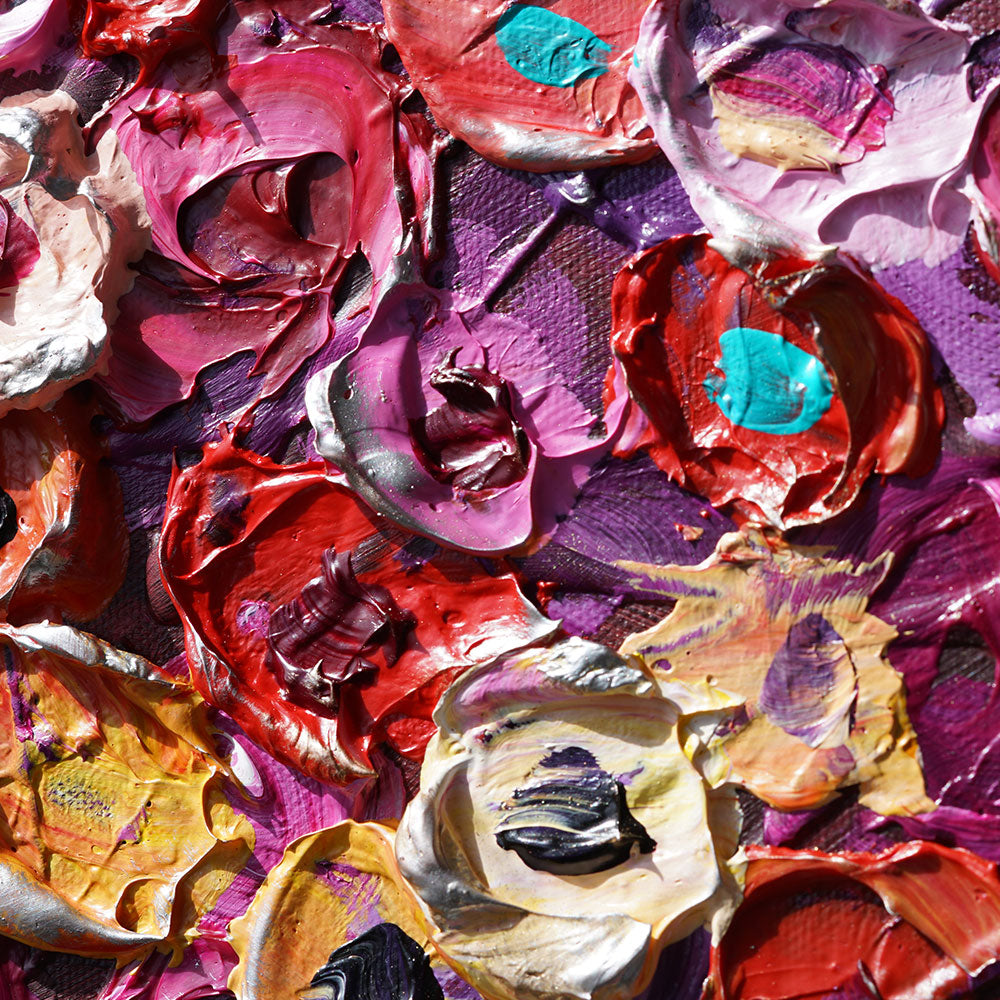 "Heart's Garden" - Original Painting - impasto