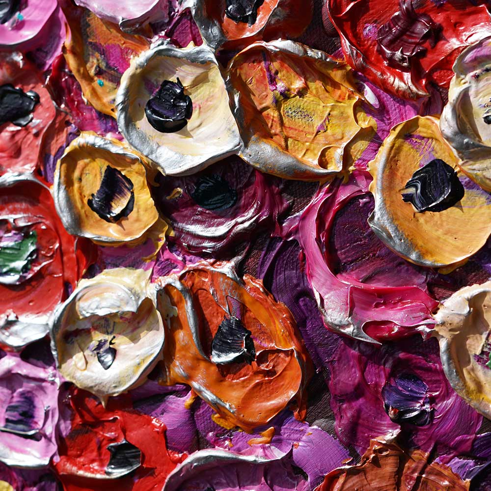 floralheart "Heart's Garden" - Original Painting -