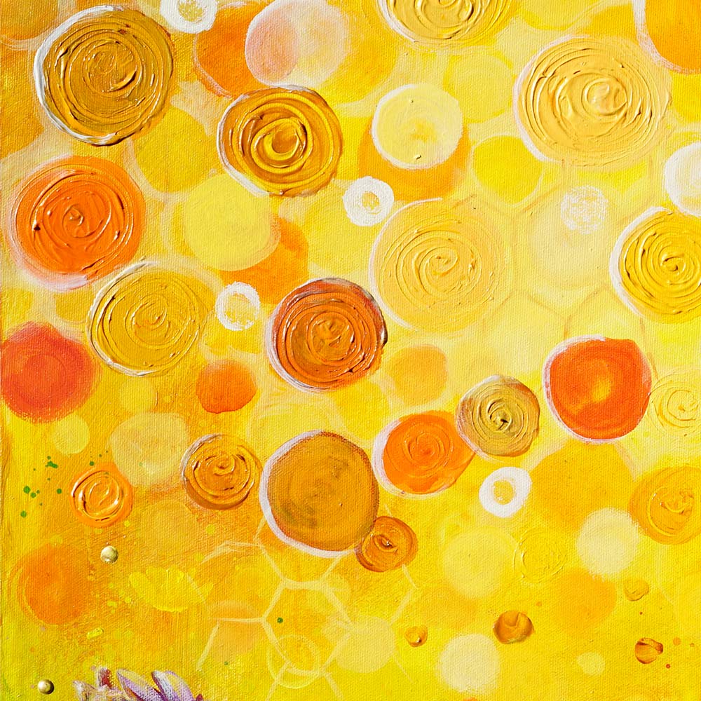 Vibrant color palette detail