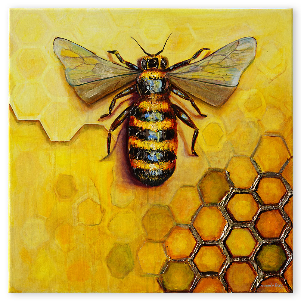 Honeycomb’s Architect Original Oil Painting