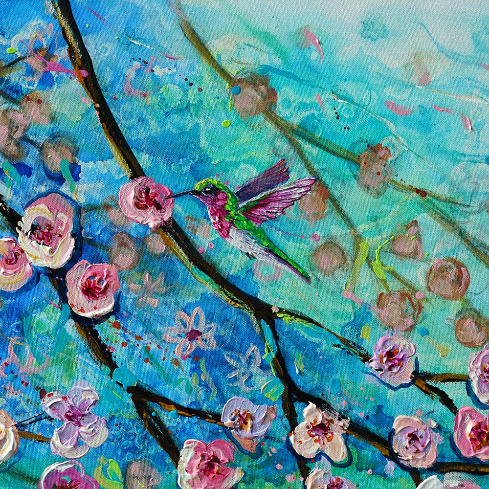 Hummingbird Blossom Dance flowers
