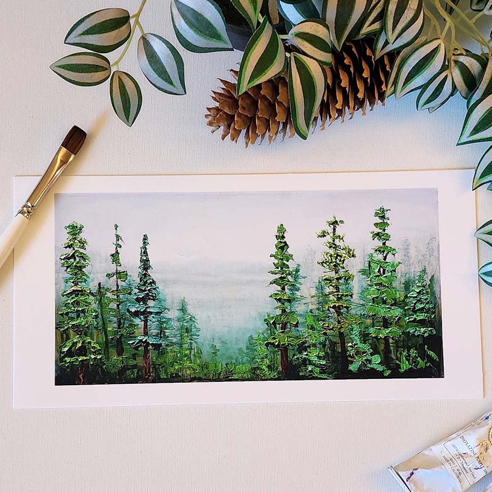 "Misty Wilderness" Fine Art Print