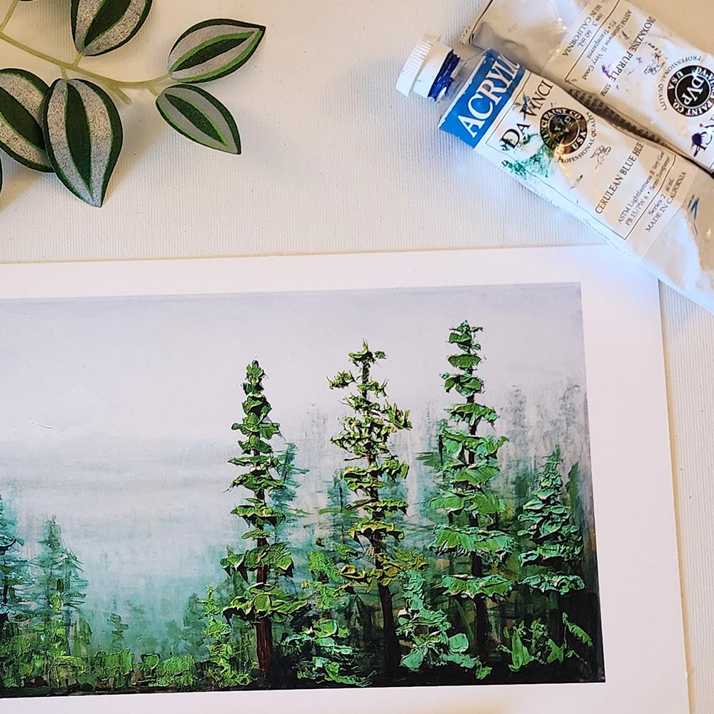 "Misty Wilderness" Fine Art Print