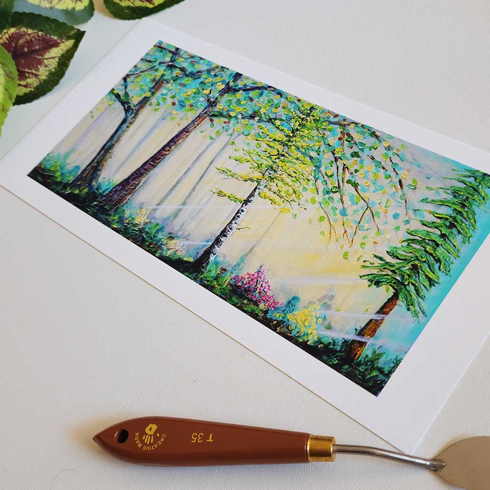 "Sunbeams in the Forest" Fine Art Print