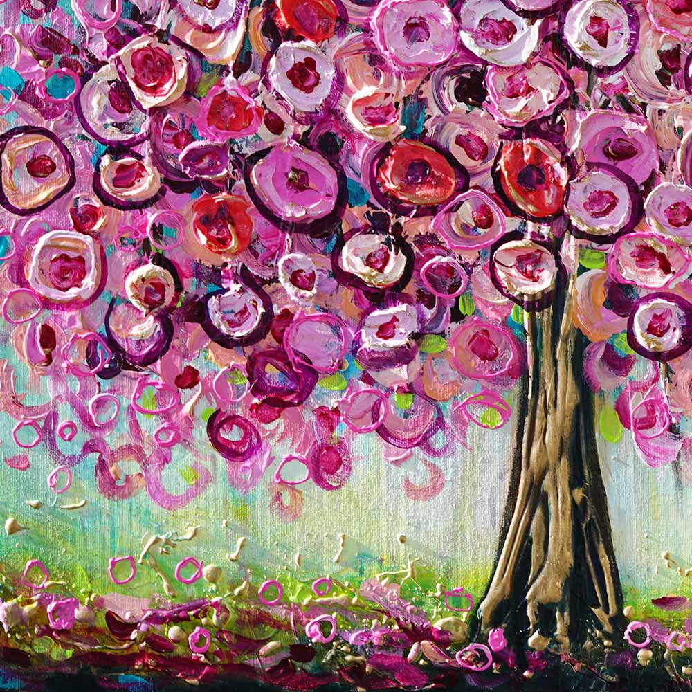 Sakura Tree Painting texture