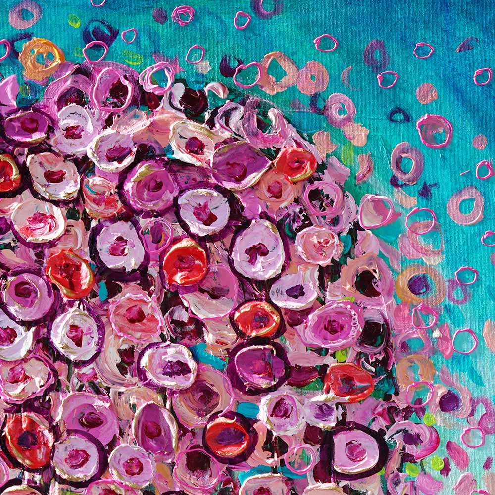 Sakura Tree Painting impasto blossom