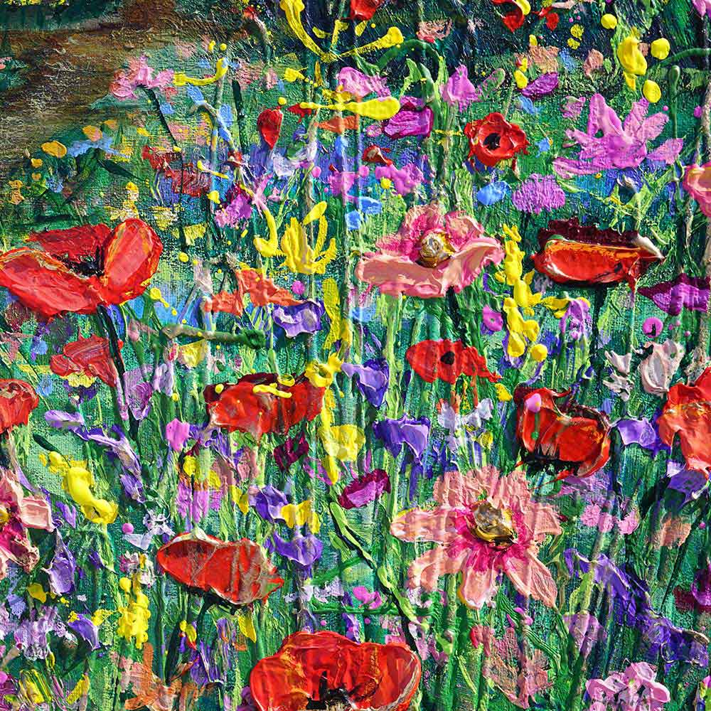 Pink blossom texture close-up