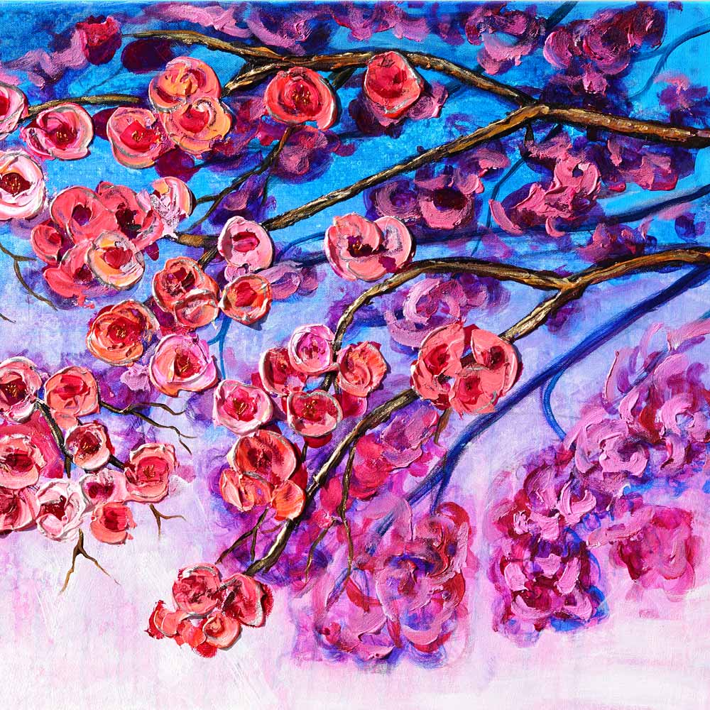 Spring Magic Painting close up floral