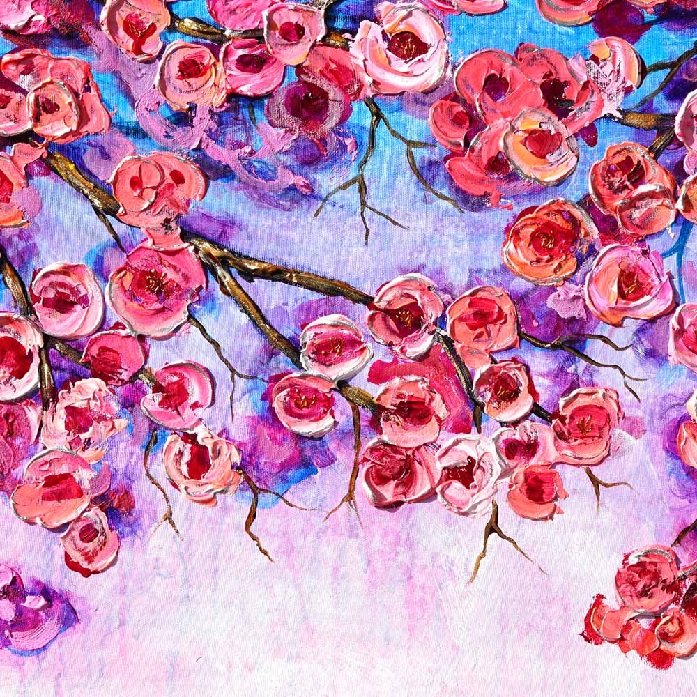 Spring Magic Painting close up detail