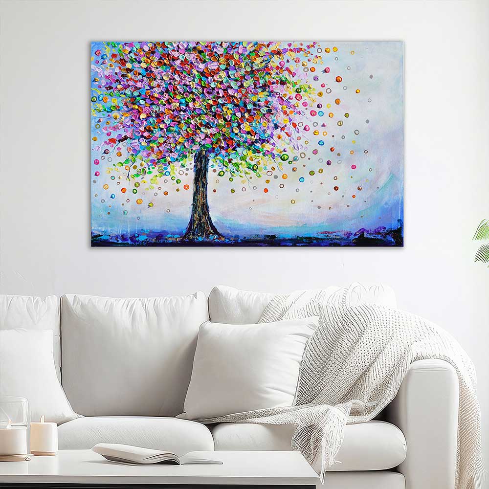 Tree of Harmony as living room focal point