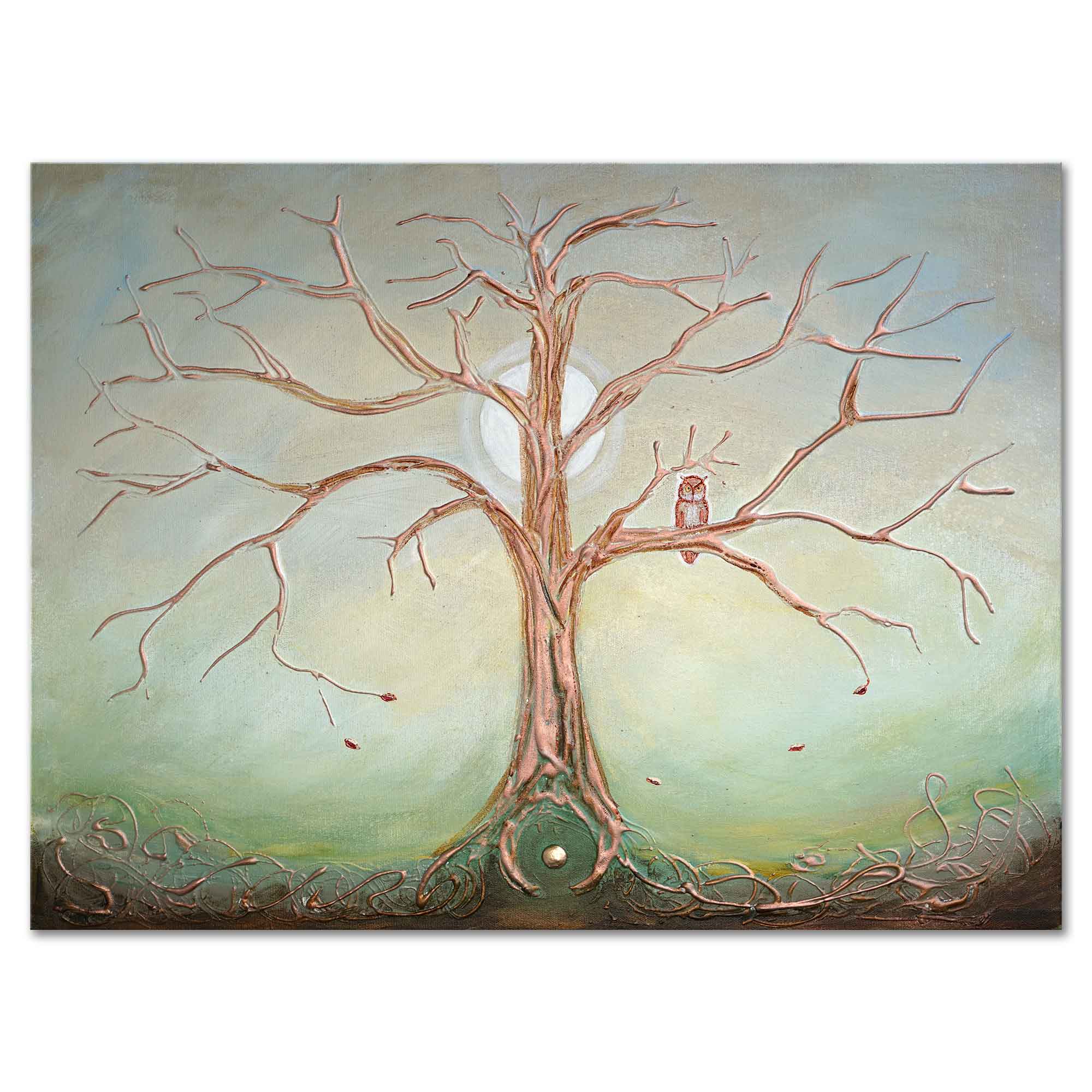 "Under the Moon’s Watch" - Original Painting