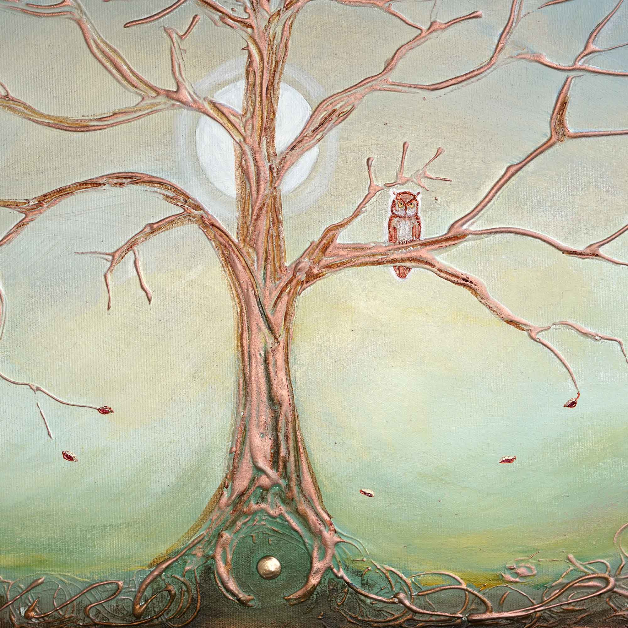 "Under the Moon’s Watch" - Original Painting