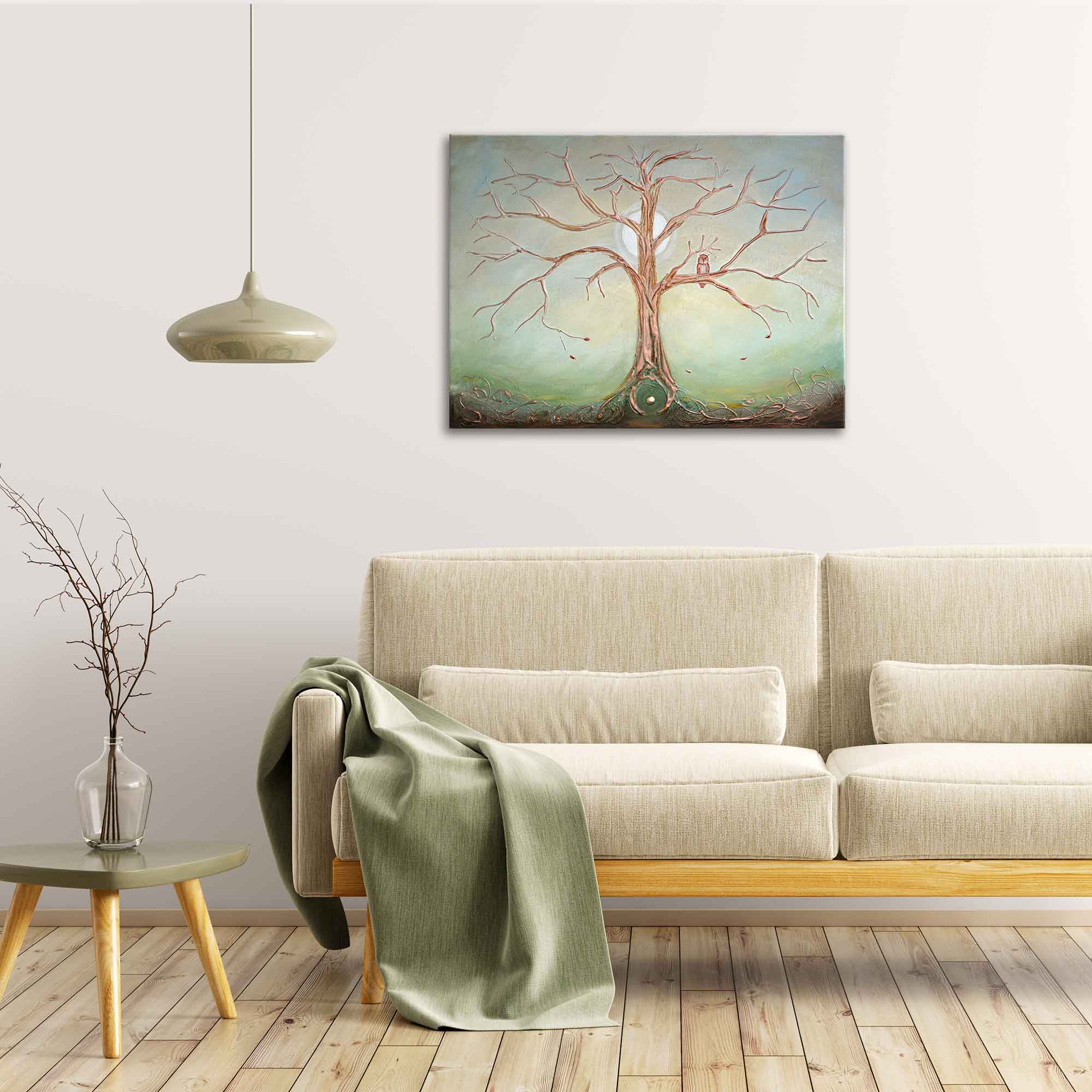 "Under the Moon’s Watch" - Original Painting