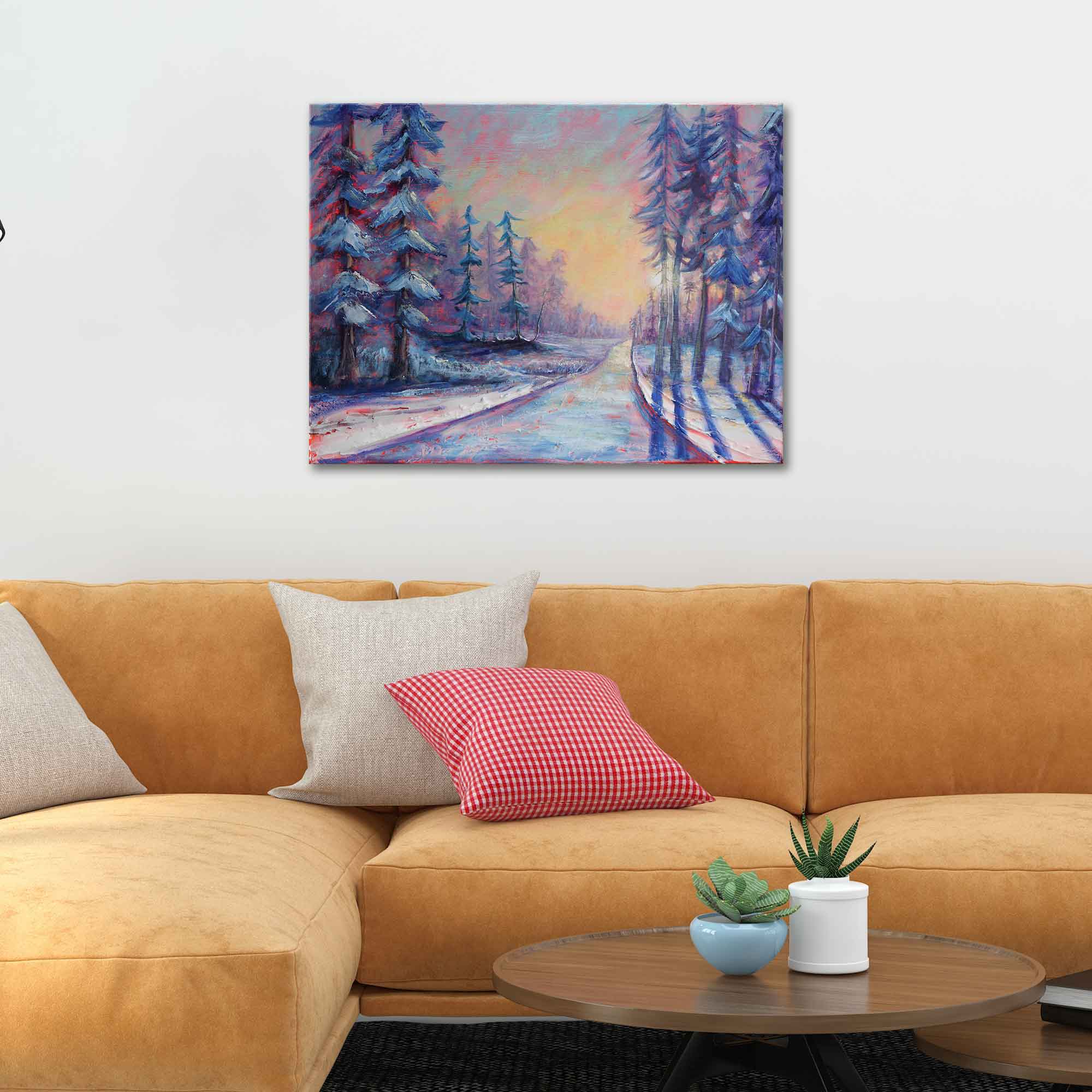 "Winter’s Lavender Light" - Original Painting 🔴 SOLD