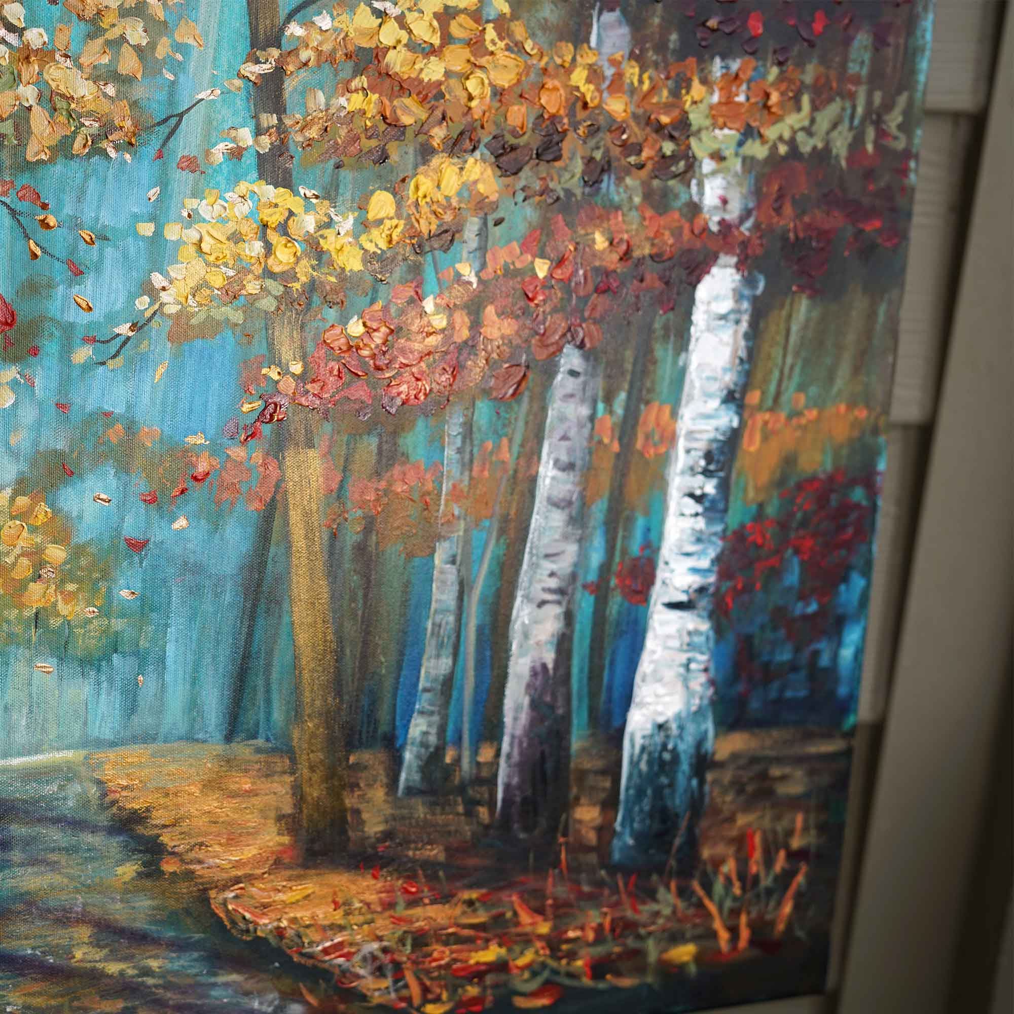 "Golden Forest Trail" - Original Painting