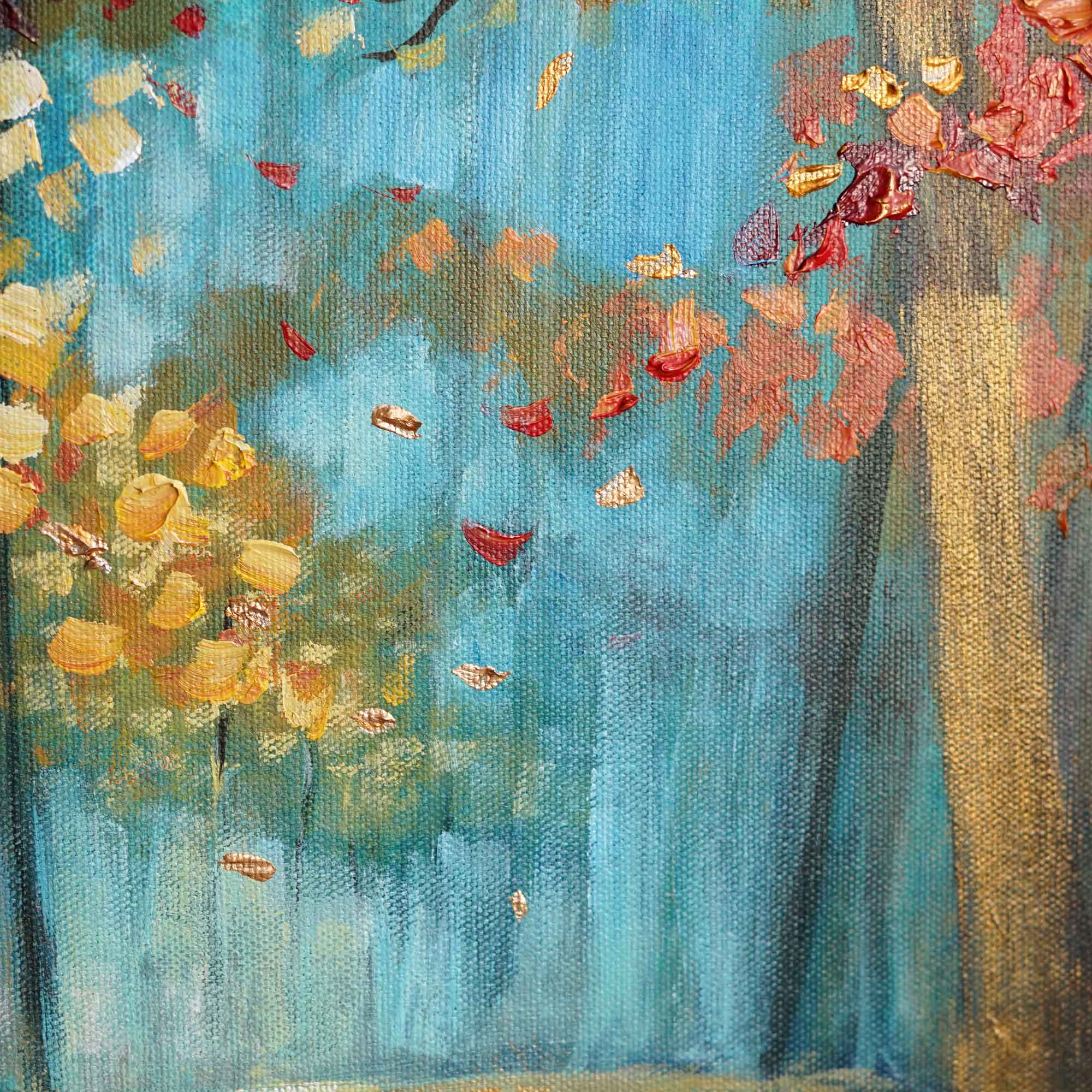 "Golden Forest Trail" - Original Painting