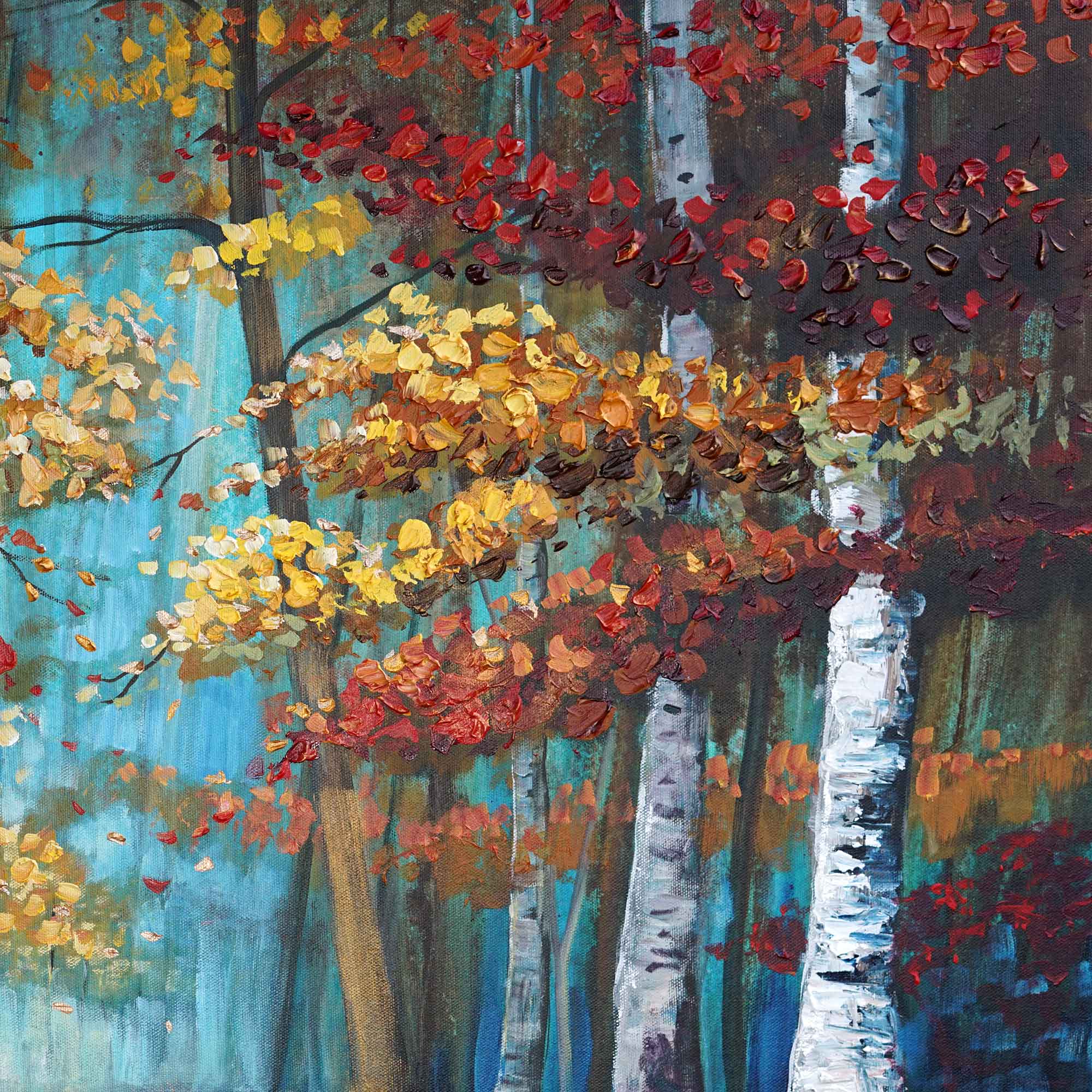 "Golden Forest Trail" - Original Painting